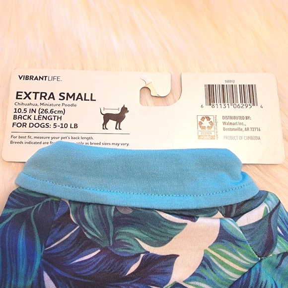 🌴 NWT Hawaiian Style Dog Shirt 🌺 - Picture 4 of 4